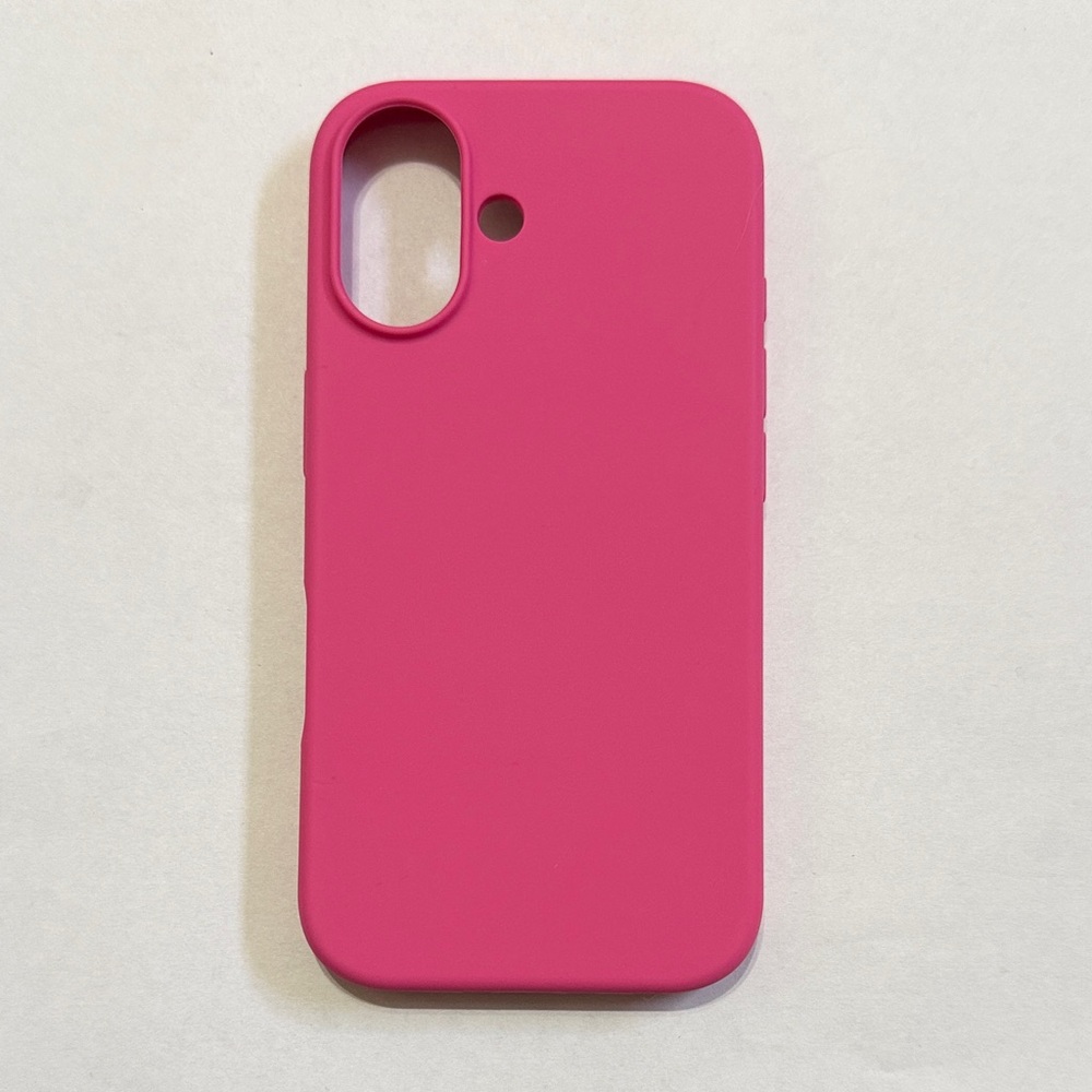 Pink Silicone Phone Case